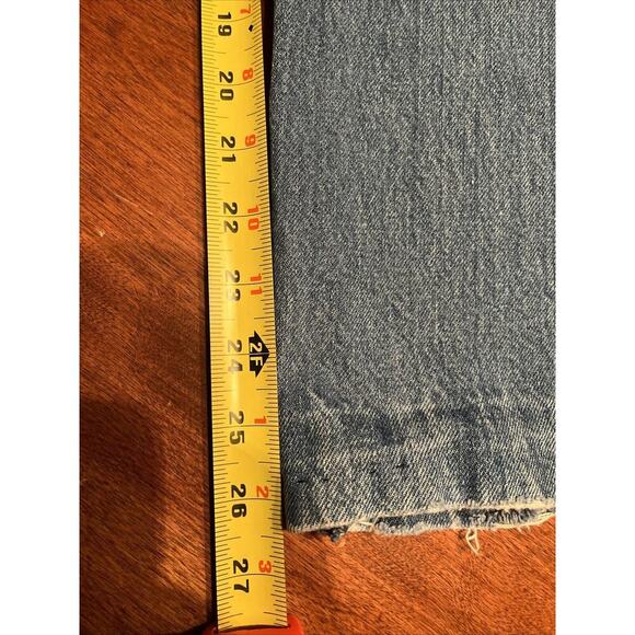 Vintage Wrangler Jeans Womens 9 Fits 22x26.5 Blue Cowgirl Cut Made in USA - Picture 3 of 7